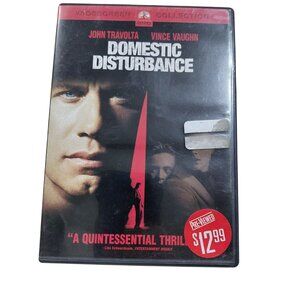 Domestic Disturbance DVD Widescreen John Travolta Vince Vaughn Thriller Pre-Owne